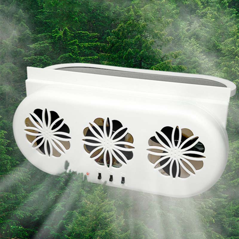Renewable Energy Fan - Kipas Radiator Jendela Ventilasi Kuat, Kipas