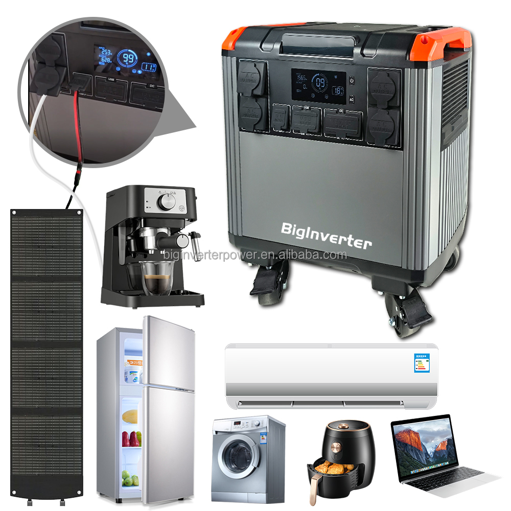 Portable Power Station - Generator Tenaga Surya 5000W 5000Wh LiFePO4