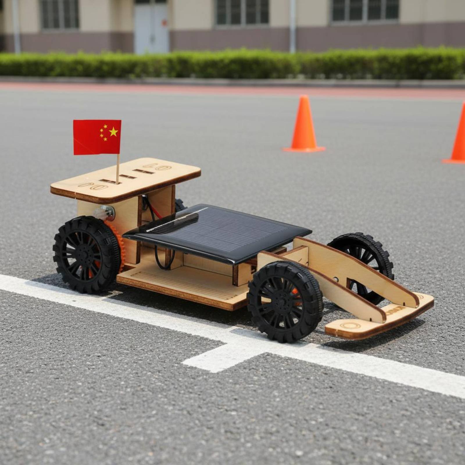 Renewable Energy Transportation - Mobil Tenaga Surya Rakitan Sendiri, Mainan