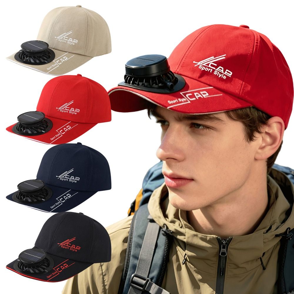 Renewable Energy Fan - Topi Kipas Tenaga Surya Bernapas dengan