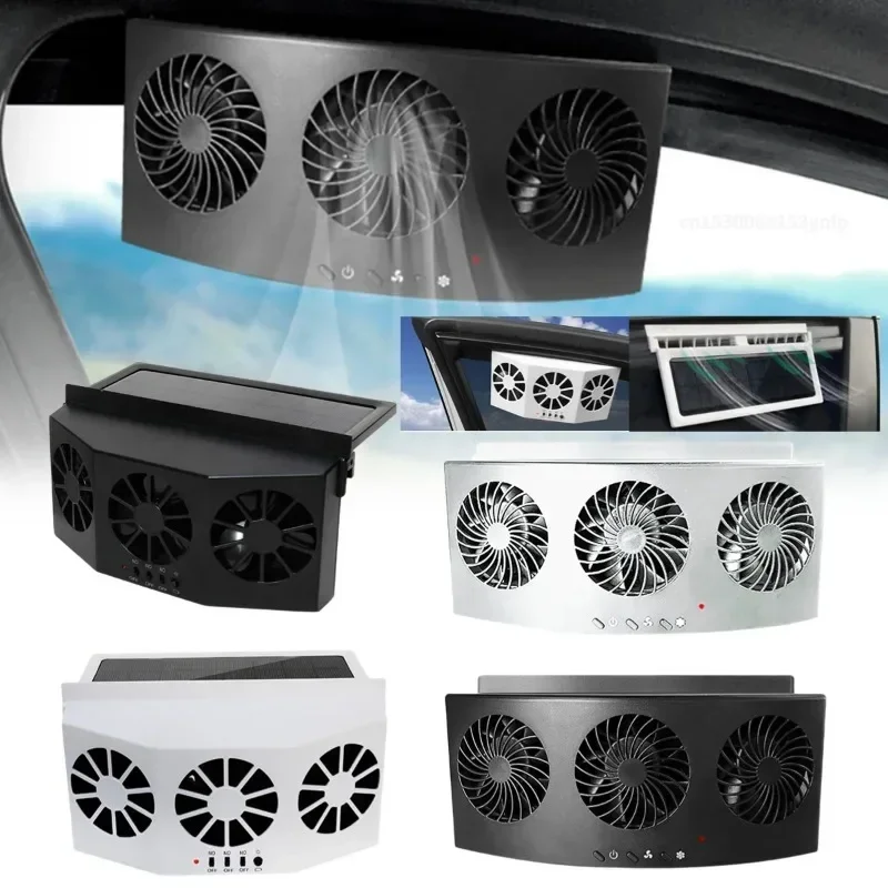 Renewable Energy Fan - Kipas Knalpot Mobil 3 Kepala USB