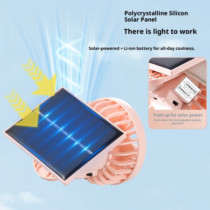 Kipas Klip Tenaga Surya USB Is - Renewable Energy Fan ulasan dan harga