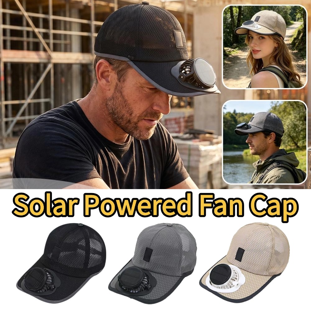 Topi Kipas Tenaga Surya Unisek - Renewable Energy Fan ulasan dan harga