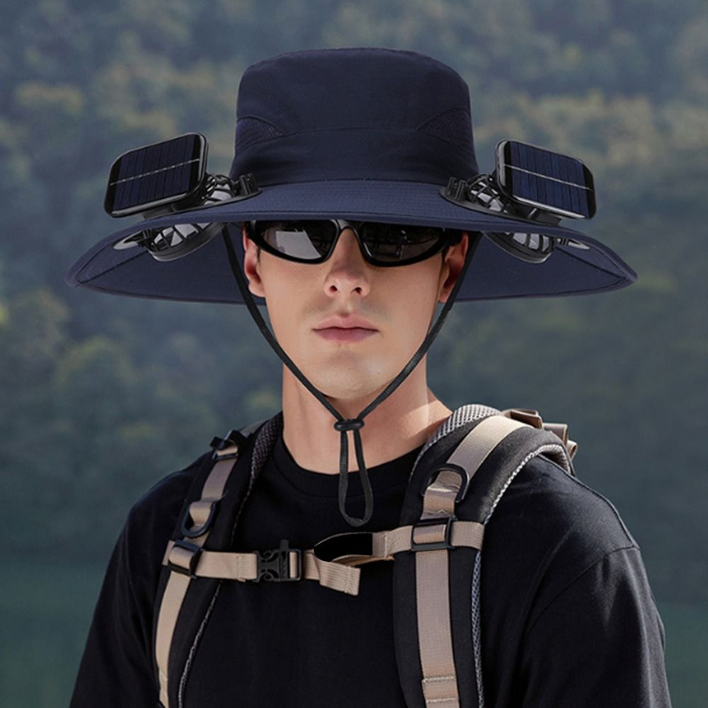 Topi Kipas Anti UV Kreatif ​ ​ - Renewable Energy Fan ulasan dan harga