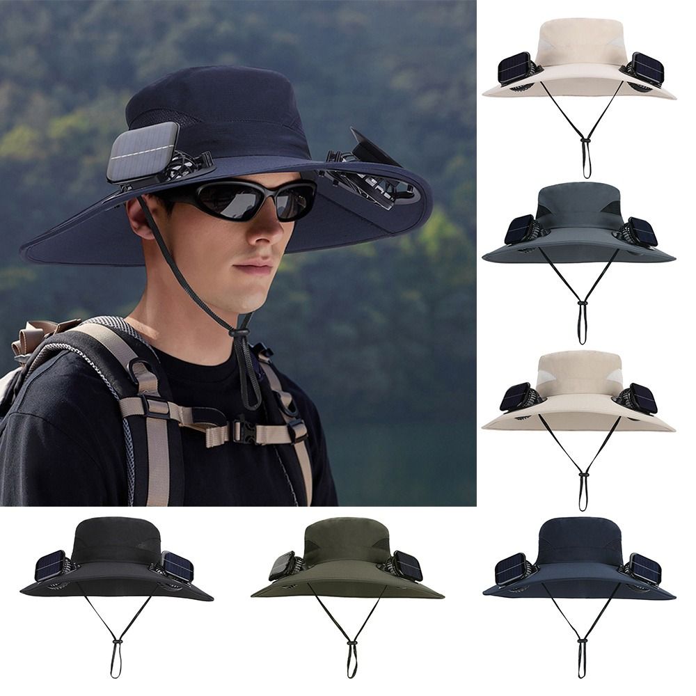 Topi Kipas Anti UV Kreatif ​ ​ - Renewable Energy Fan ulasan dan harga