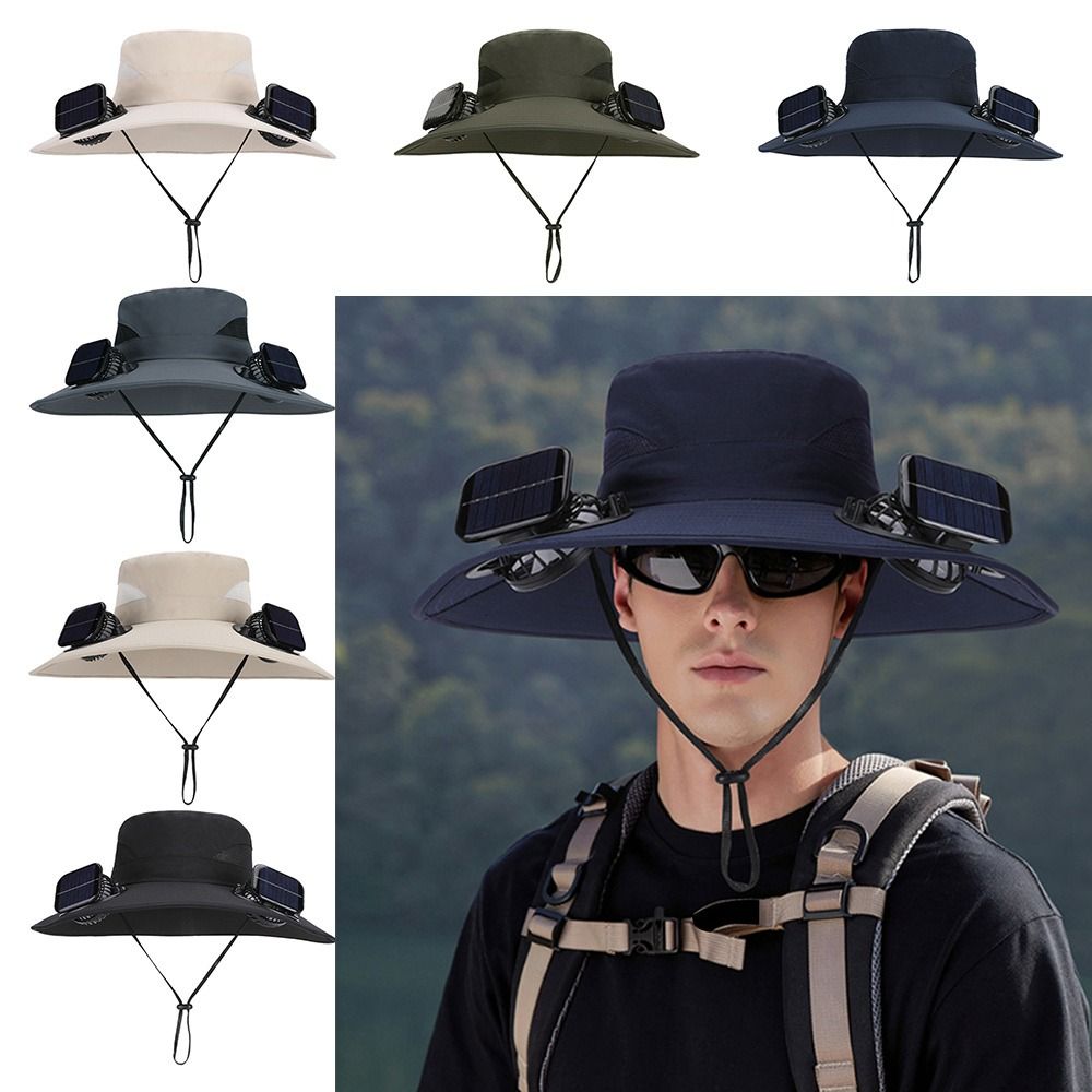 Topi Kipas Anti UV Kreatif ​ ​ - Renewable Energy Fan ulasan dan harga