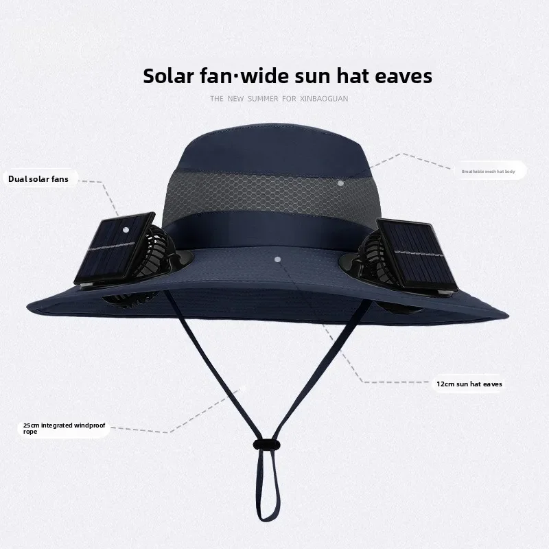 Topi Ember Cepat Kering Pria T - Renewable Energy Fan ulasan dan harga