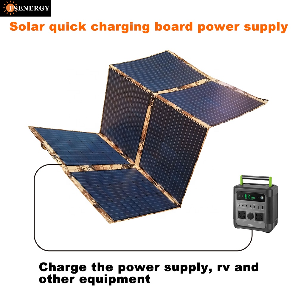 Panel Surya Monokristalin Flek - Portable Power Station ulasan dan harga