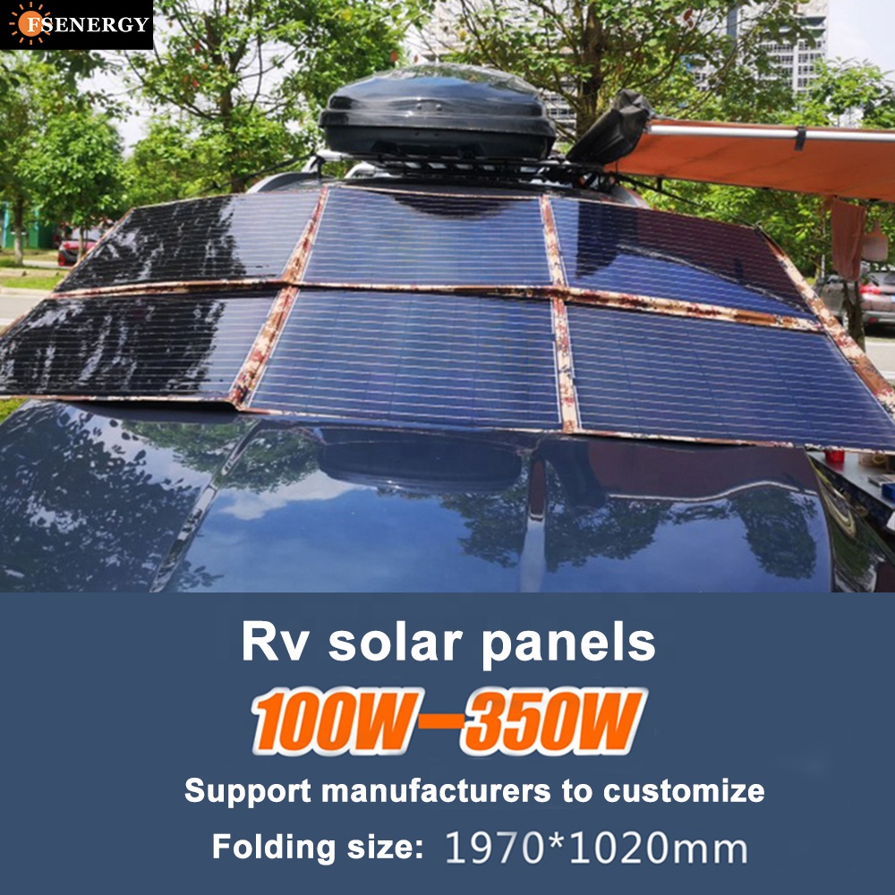Panel Surya Monokristalin Flek - Portable Power Station ulasan dan harga