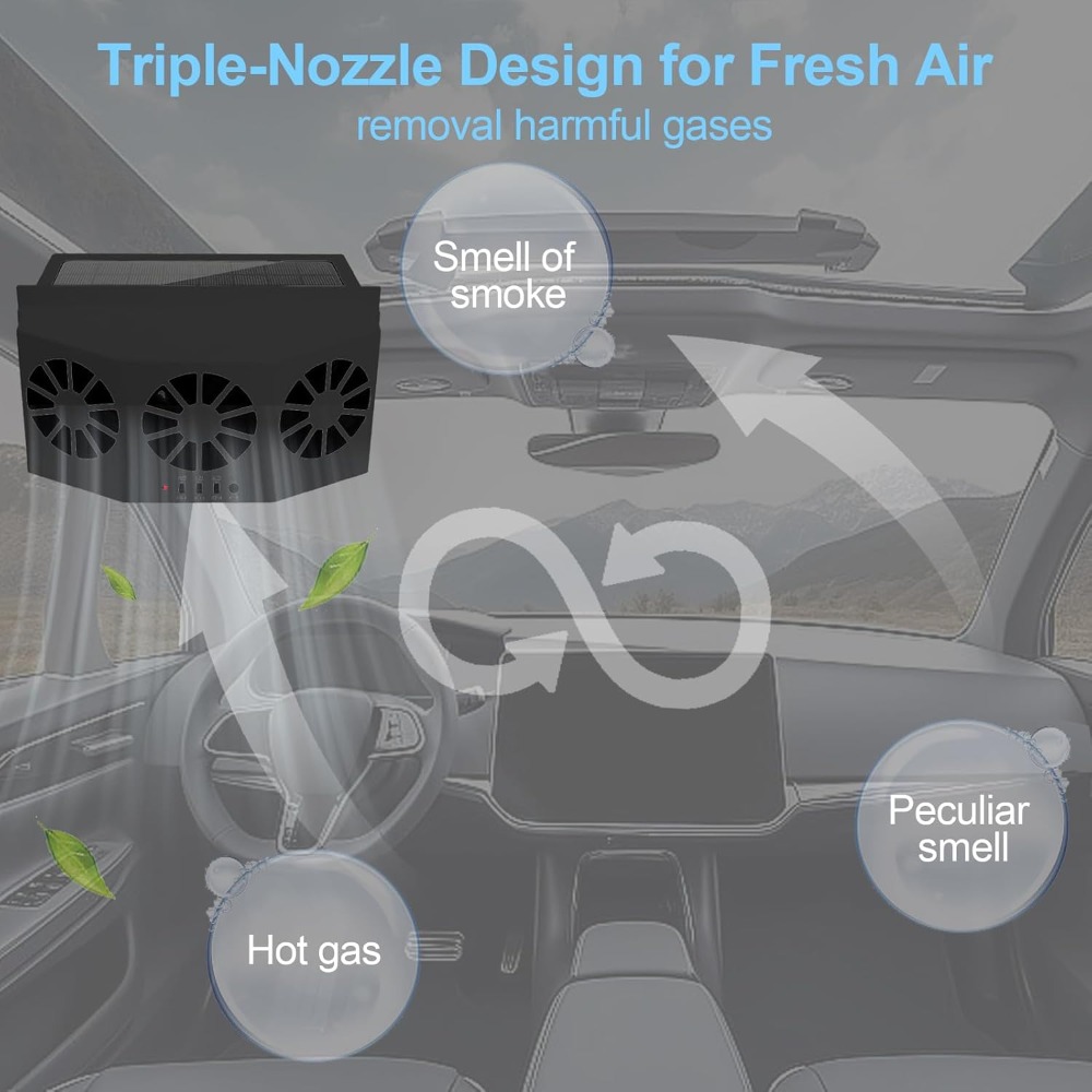 Kipas Knalpot Mobil 3 Kepala U - Renewable Energy Fan ulasan dan harga